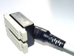 Spezialstecker Beispiel Kabelkonfektion mit Buchse umspritzt DIN 41617
